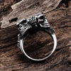 Black Alien Skull Finger Ring